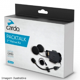 Kit Microfone Áudio Cardo Packtalk Capacetes 